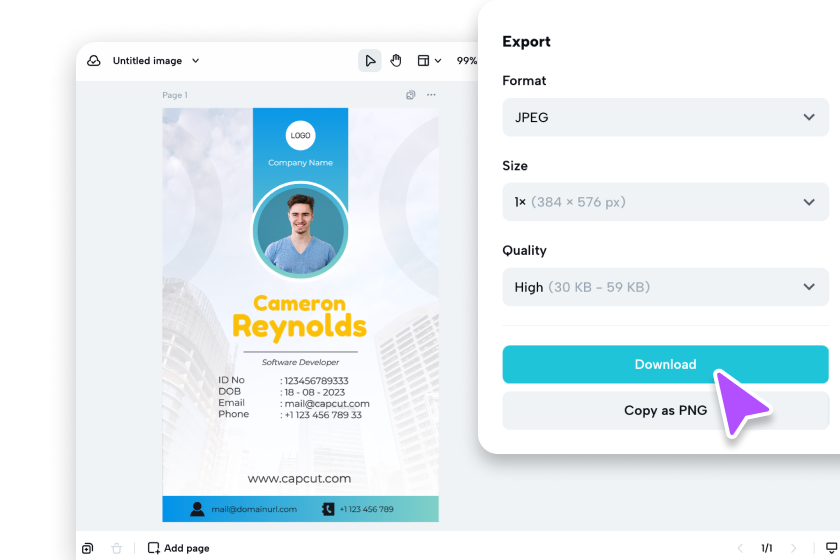 I-download at ibahagi ang iyong business card